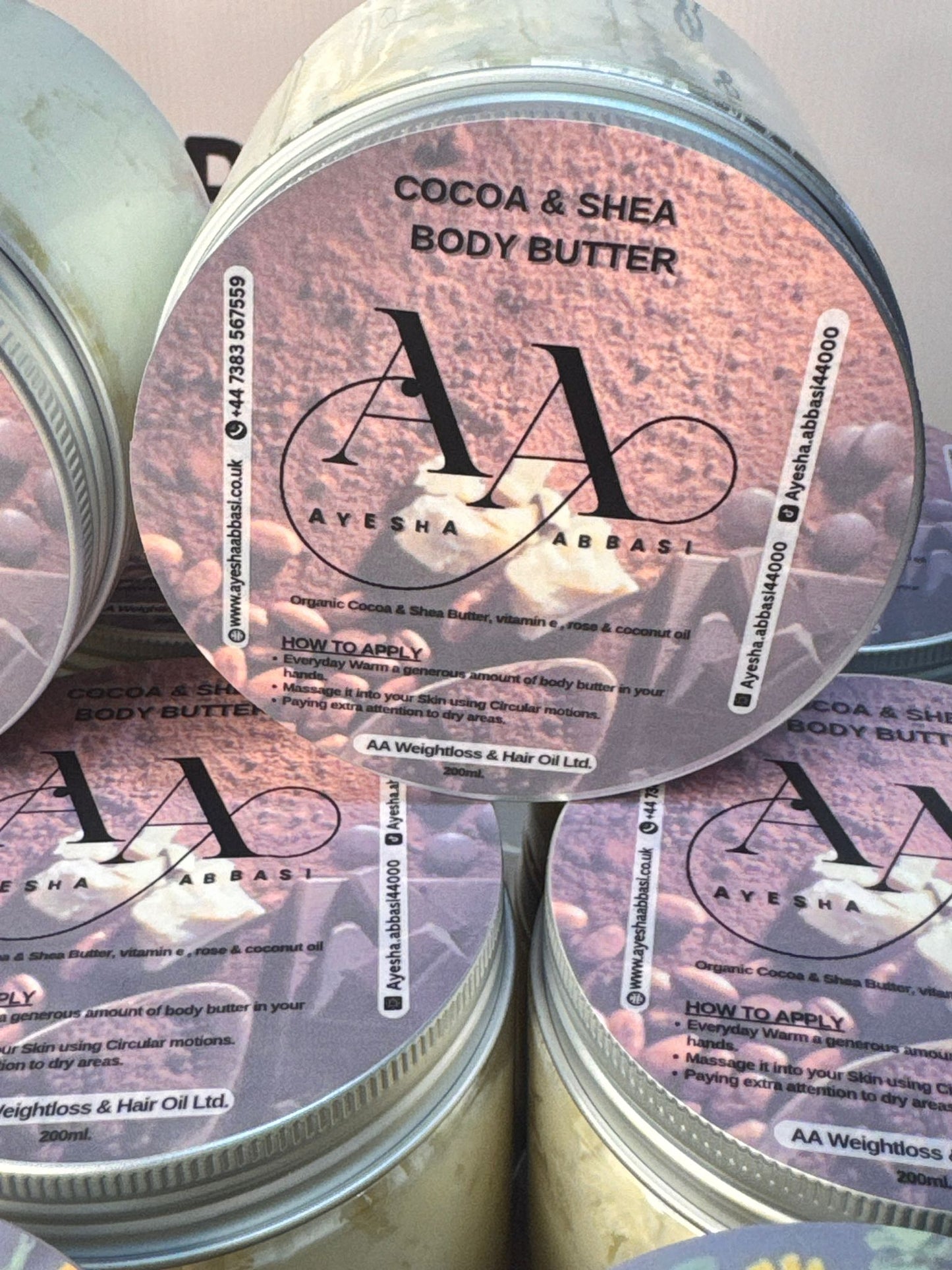 AA Cocoa & Shea body butter