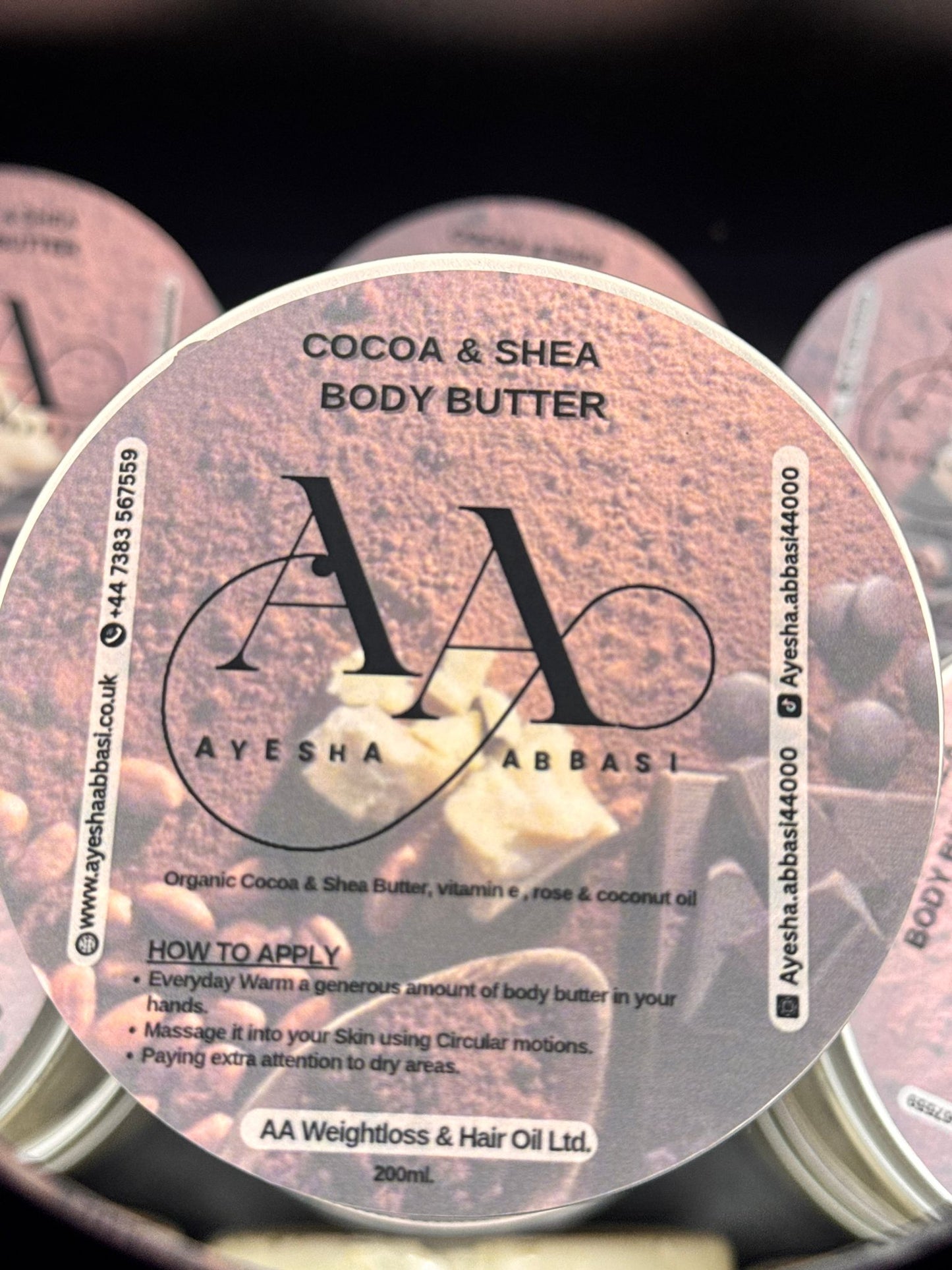 AA Cocoa & Shea body butter