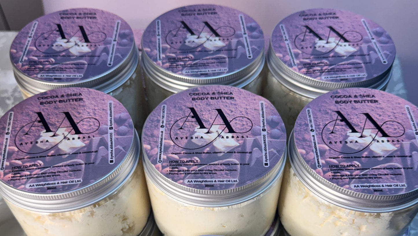 AA Cocoa & Shea body butter