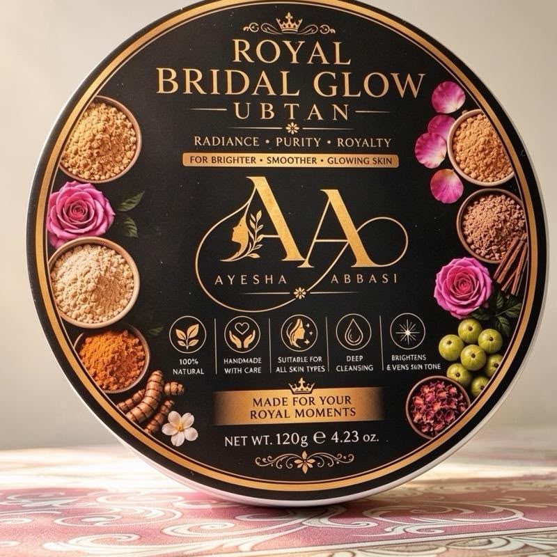 Royal bridal whitening brightening ubtan face Mask Smooth Radiance skin Aloe Vera Lavender Turmeric Skin Repair