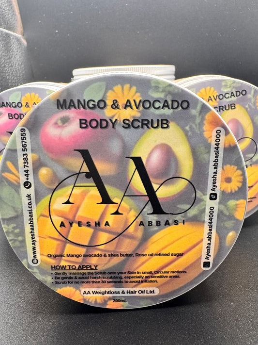 AA Mango & Avocado Body Scrub