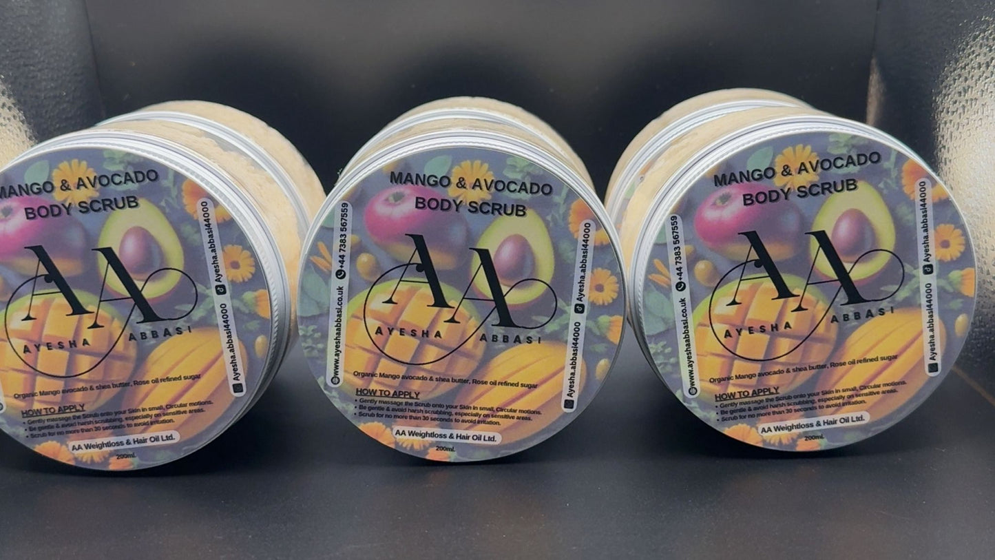 AA Mango & Avocado Body Scrub