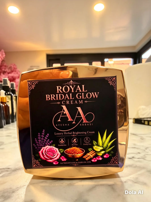 Bridal Glow whitening Cream  Crafted with Rosehip, Bakuchiol, Green Tea, Frankincense, Myrrh & Saffron for a radiant, healthy-looking glowy skin  Lightweight