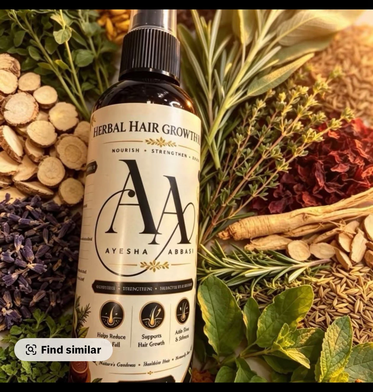 Hair Growth Serum for fast hair growth  full of amla reetha shikakai