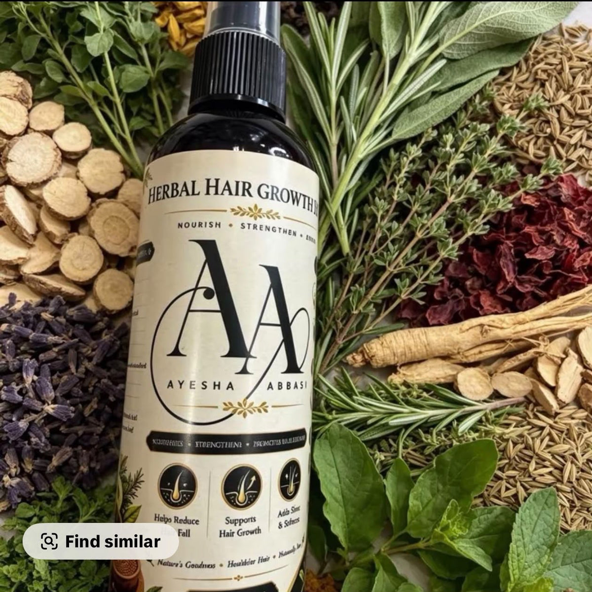 Hair Growth Serum for fast hair growth  full of amla reetha shikakai