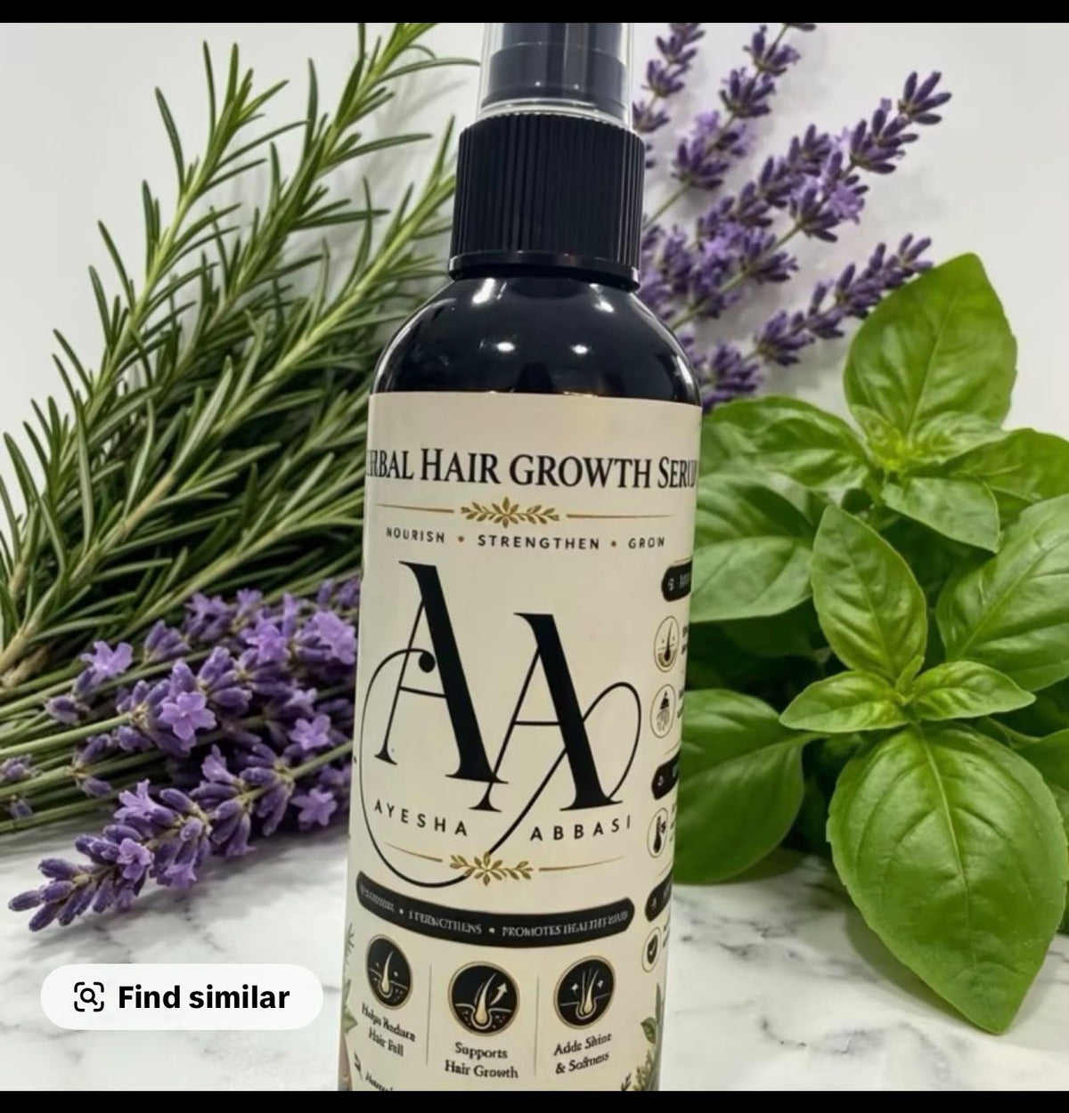 Hair Growth Serum for fast hair growth  full of amla reetha shikakai