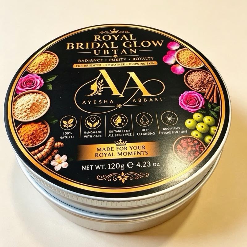 Royal bridal whitening brightening ubtan face Mask Smooth  Radiance skin Aloe Vera Lavender Turmeric Skin Repair