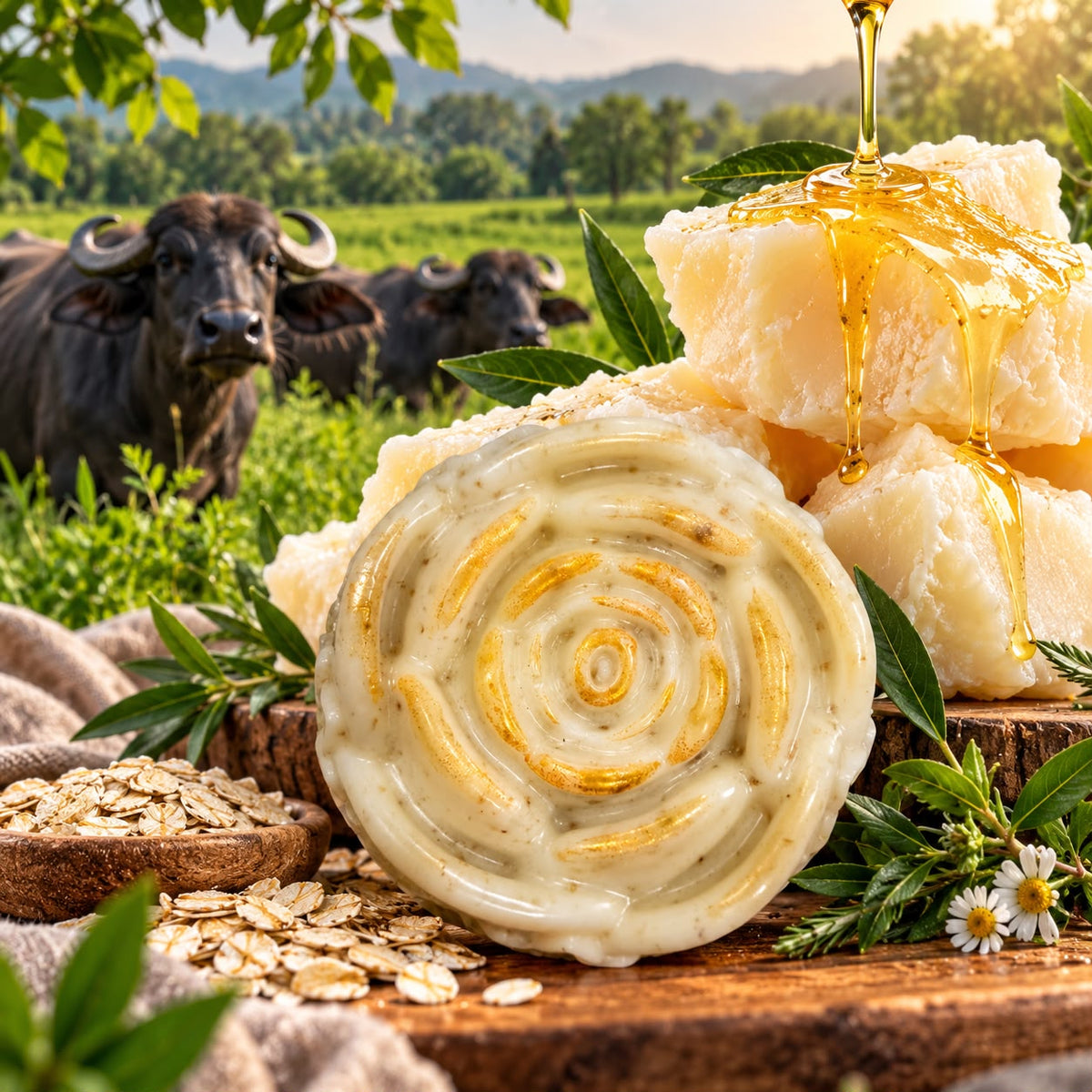 AA Skin Rescue Tallow Soap Winter Skin Food Halal Grass-Fed Beef Tallow Moisturising Oils Oatmeal Goat Milk Honey Handmade